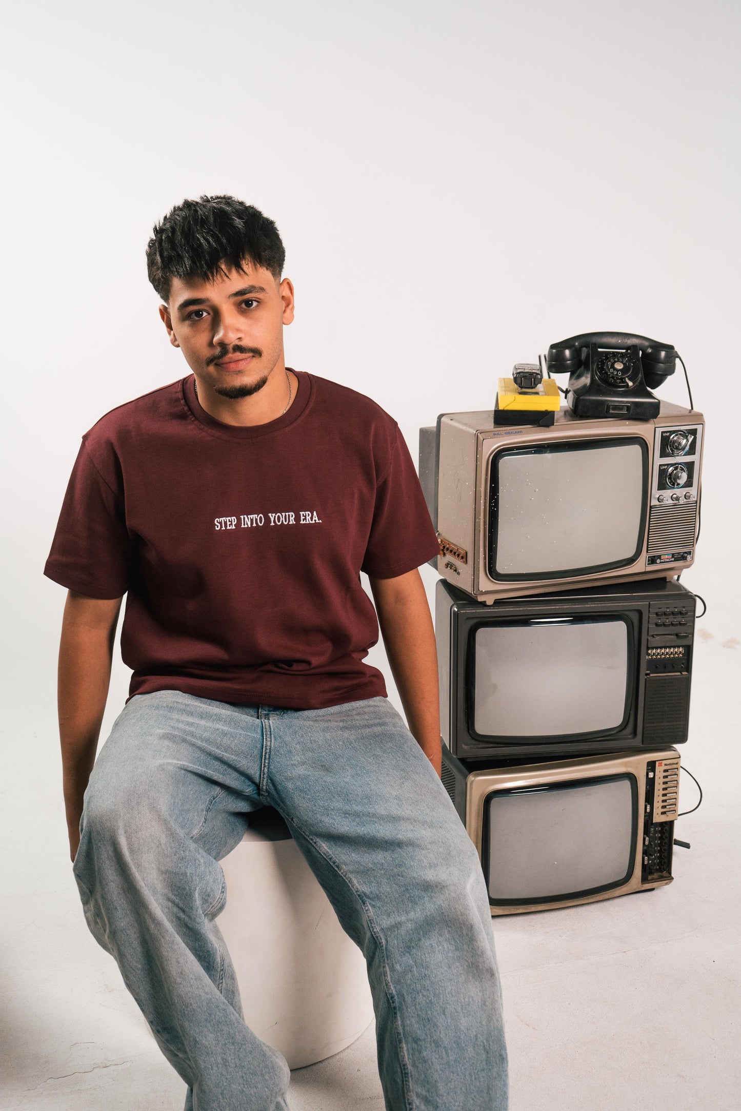 Step Into Your Era - Burgundy