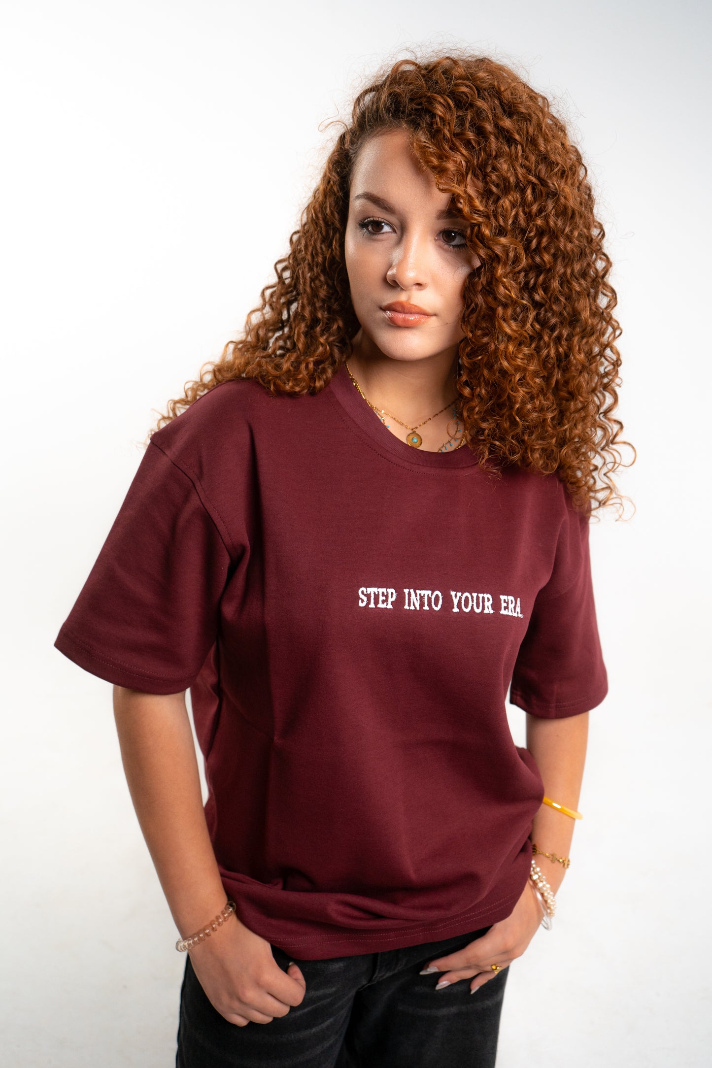 Step Into Your Era - Burgundy
