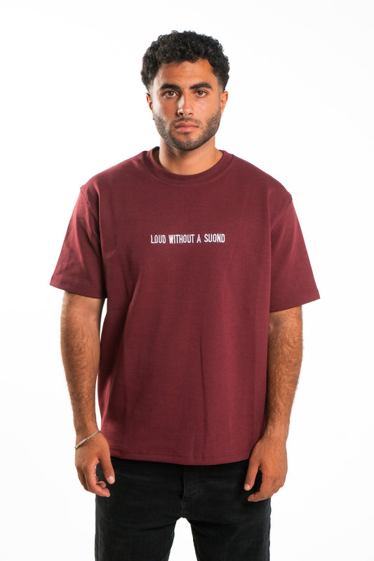 Loud Without A Sound - Burgundy